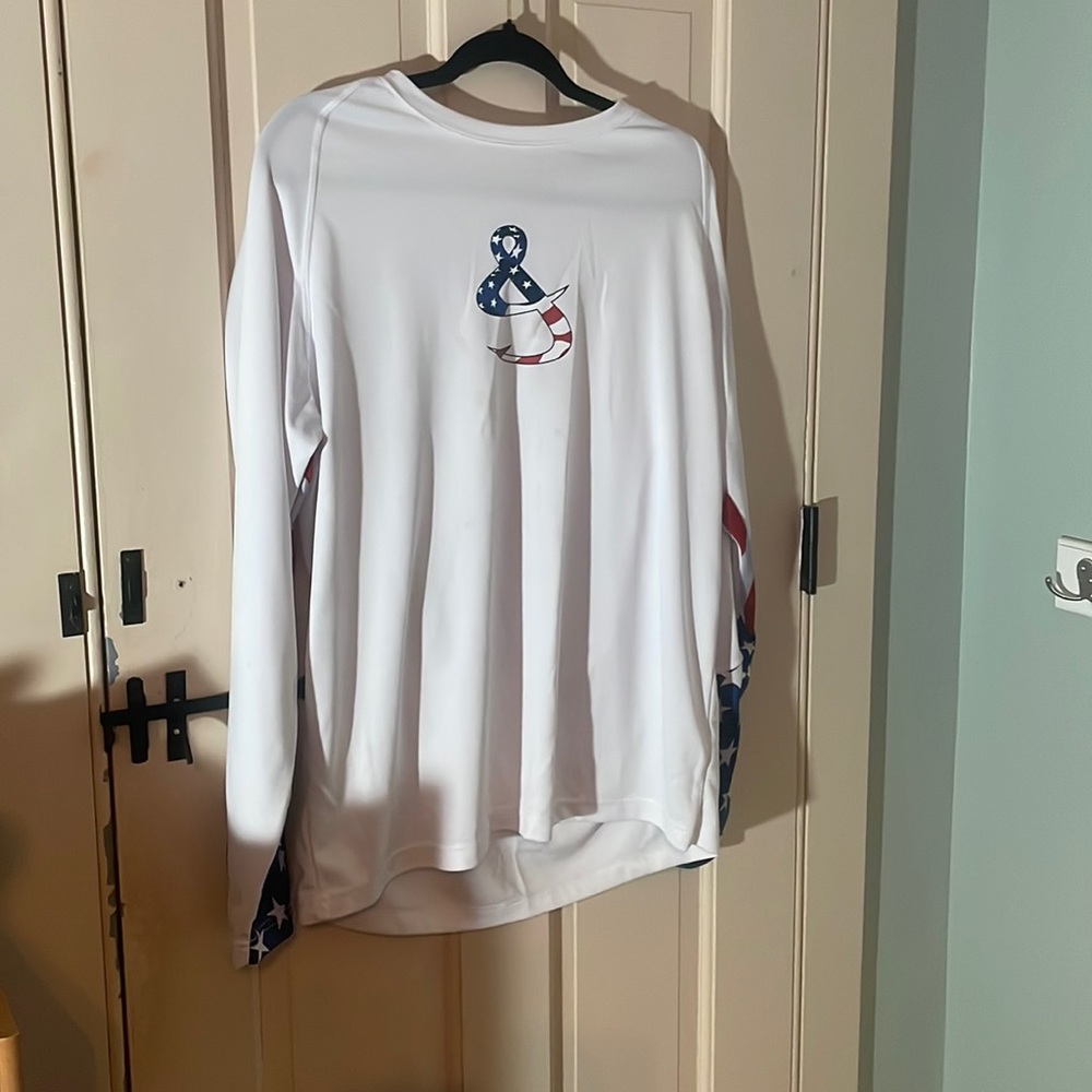 Hook&Tackle USA sun protection shirt - Picture 3 of 9
